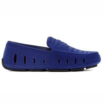 kids prodigy deep navy/black suede loafer,C4