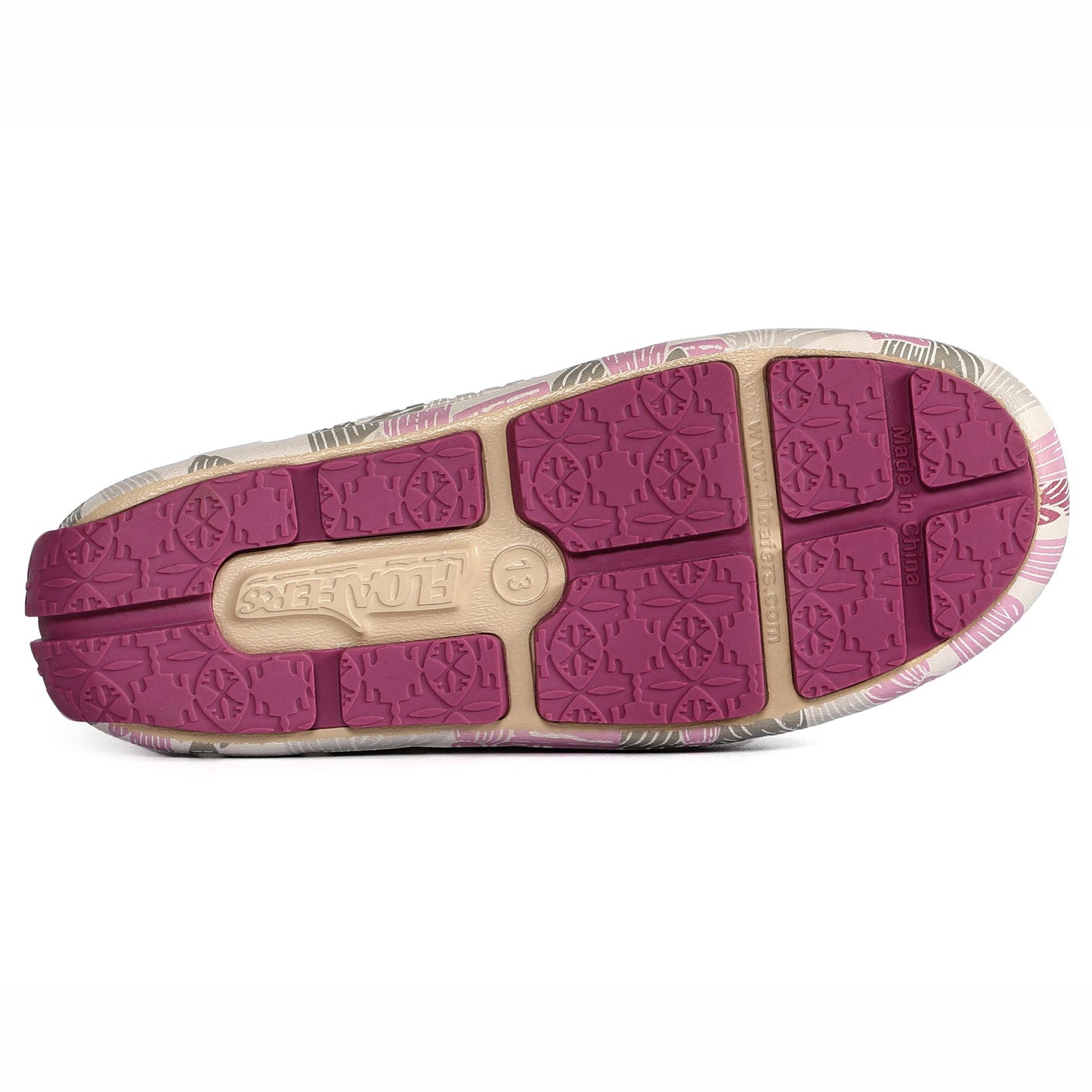 Kids Prodigy Pink Multi Bowties/Raspberry Print Loafers