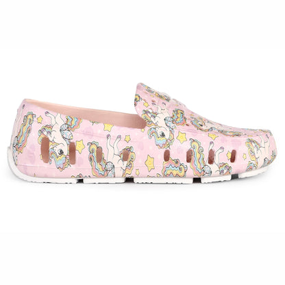 Kids Prodigy Unicorn Pink Multi/Bright White Print Loafers