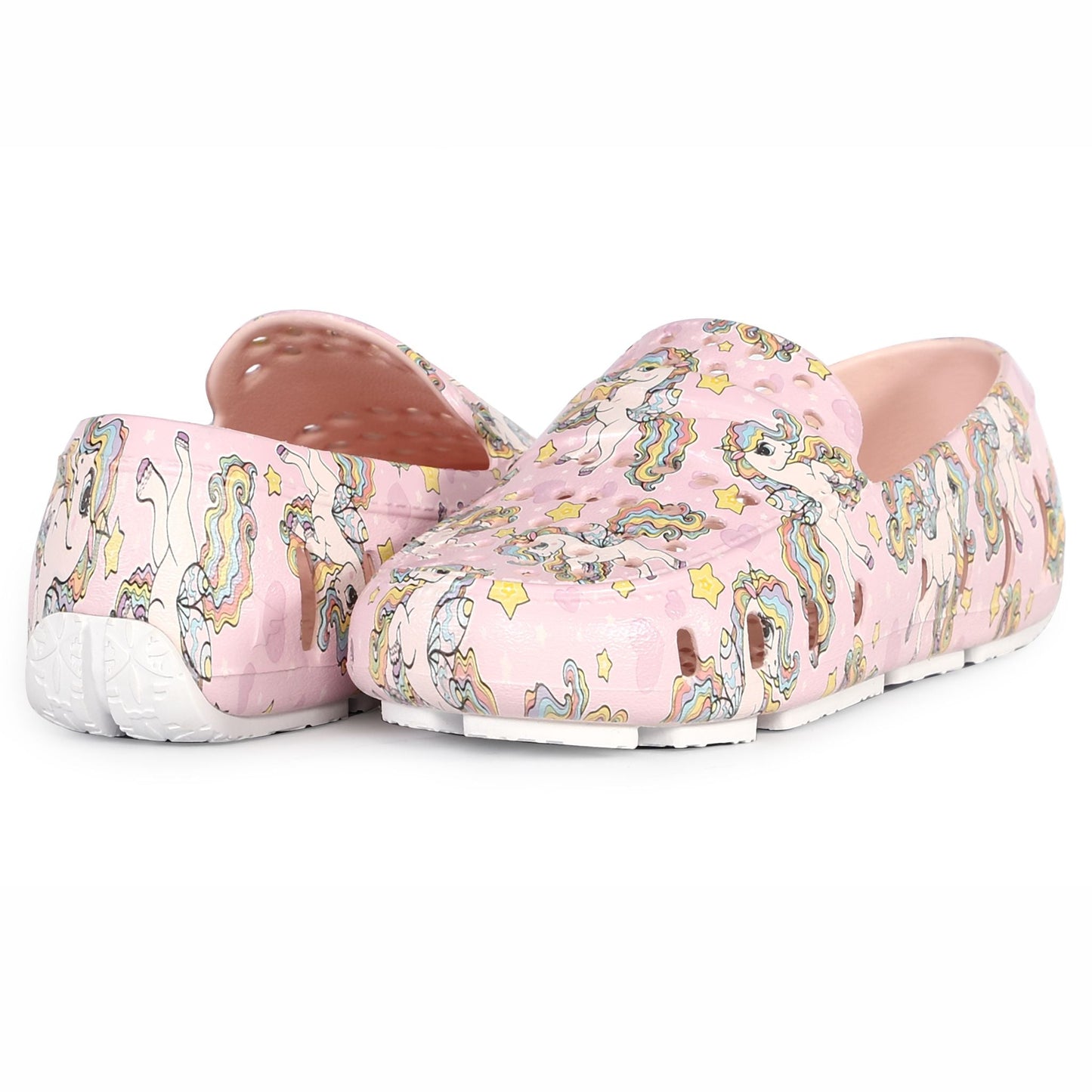Kids Prodigy Unicorn Pink Multi/Bright White Print Loafers