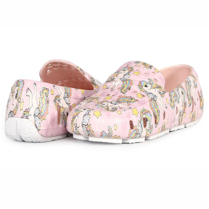 Kids Prodigy Unicorn Pink Multi/Bright White Print Loafers