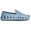 kids prodigy blue denim print loafers