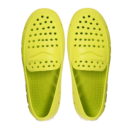 Kids Prodigy Lime Bright White Loafers