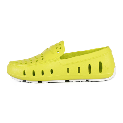 Kids Prodigy Lime Bright White Loafers
