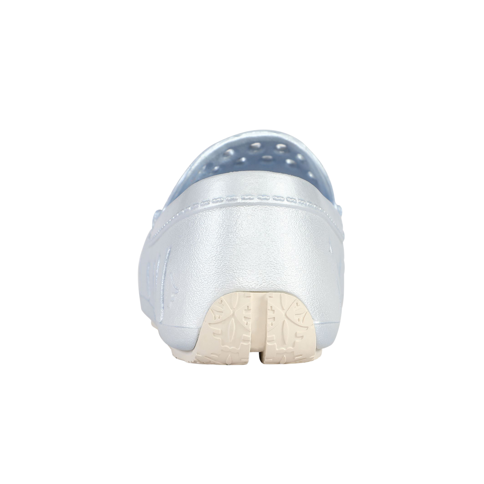 Kids Prodigy Blue Cream Metallic Loafers