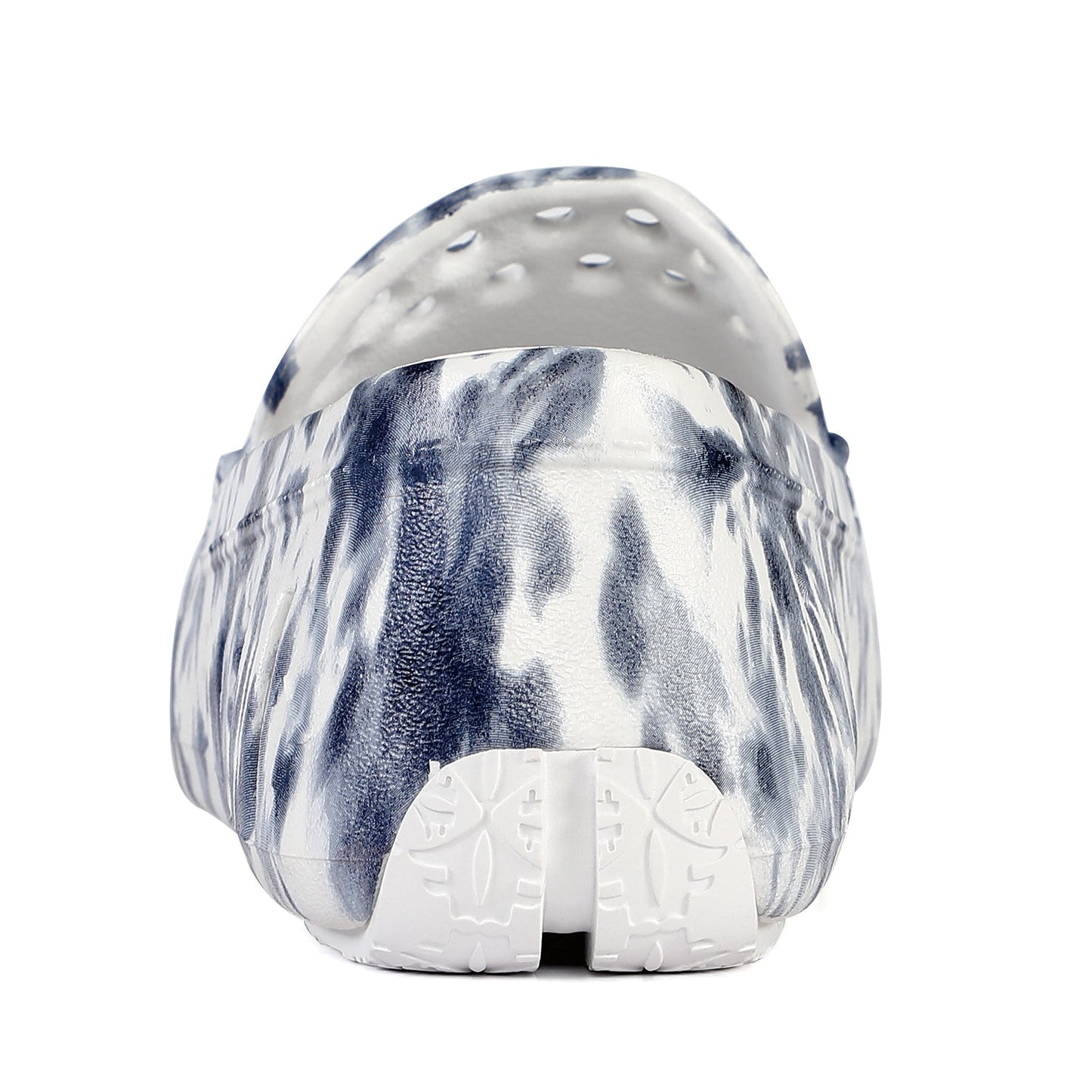 Kids Prodigy Navy Tie Dye Print Bright White Loafers
