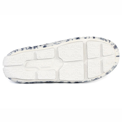 Kids Prodigy Navy Tie Dye Print Bright White Loafers