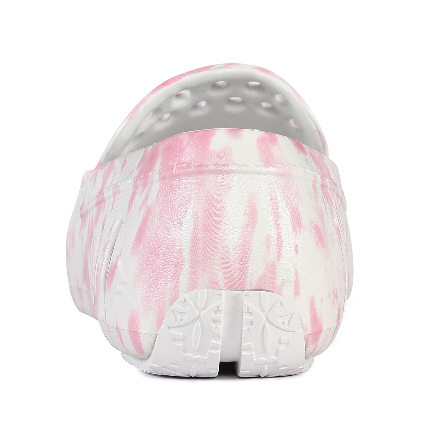Kids Prodigy Pink Tie Dye Print Bright White Loafers