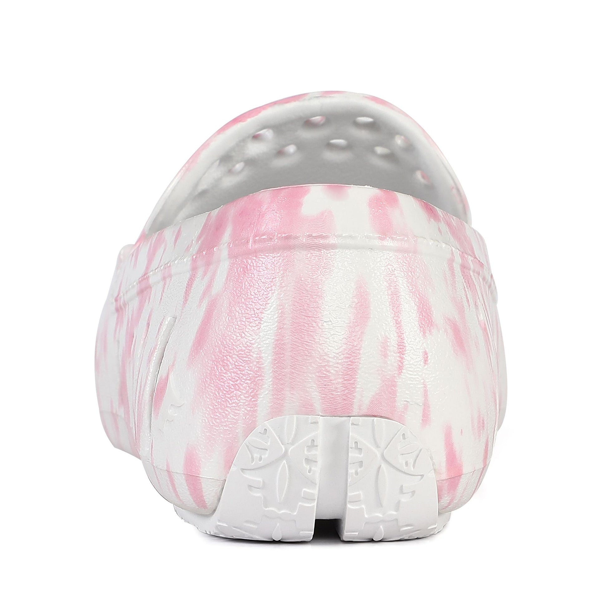 Kids Prodigy Pink Tie Dye Print Bright White Loafers