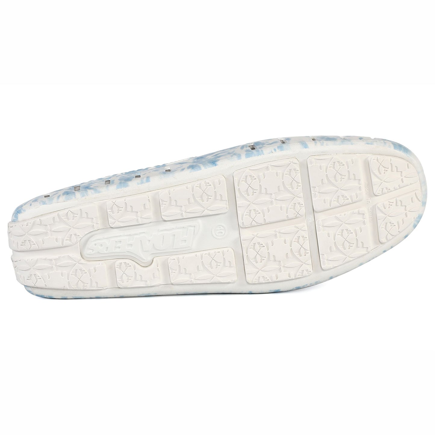 Men's Country Club Blue Tie Dye Bright White Loafers