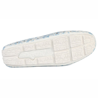 Men's Country Club Blue Tie Dye Bright White Loafers