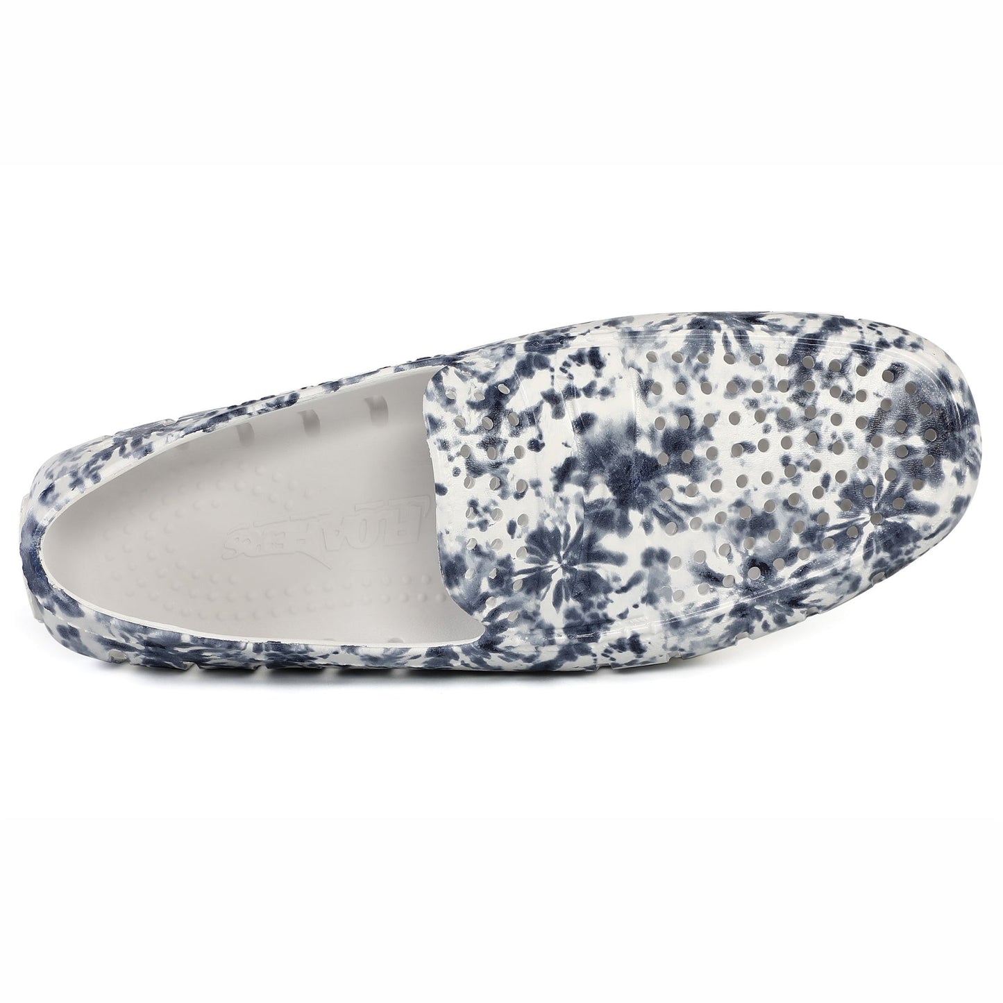 Men's Country Club Navy Tie Dye Bright White Loafers
