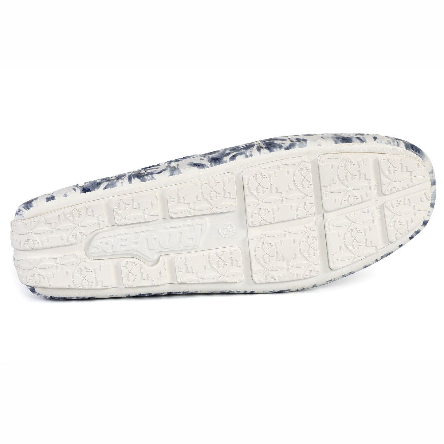Men's Country Club Navy Tie Dye Bright White Loafers